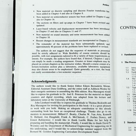 Mechanical Measurements Fifth Edition Textbook Hardcover Used Clean Bechwith - Picture 8 of 8